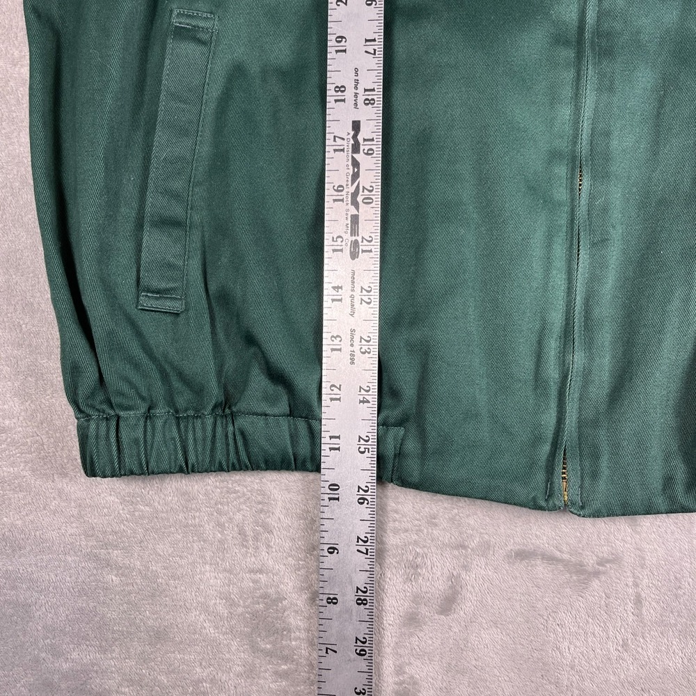 VTG Southwestern Bell Lands End Harrington Jacket Men LargeGreen Lightweight Zip - Picture 8 of 13
